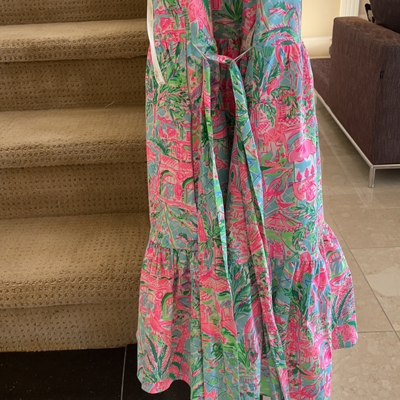 Lilly Pulitzer Patterned Dress with Collar - Picture 9 of 11